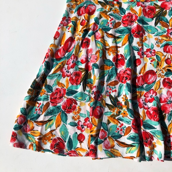 NWT Forever 21 Floral Mini Dress Size L - Picture 5 of 11